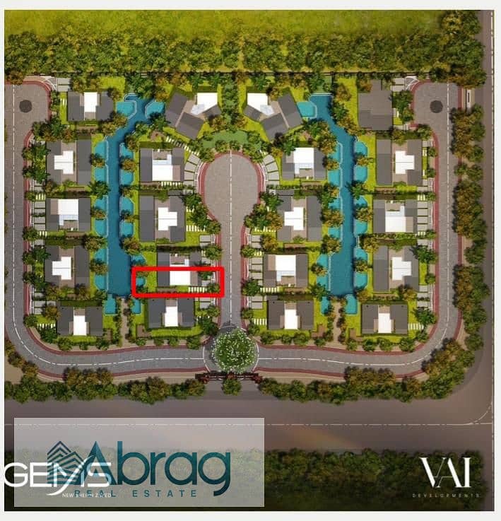 Town house VAI Developments Gems for sale in installments, Sheikh Zayed 7