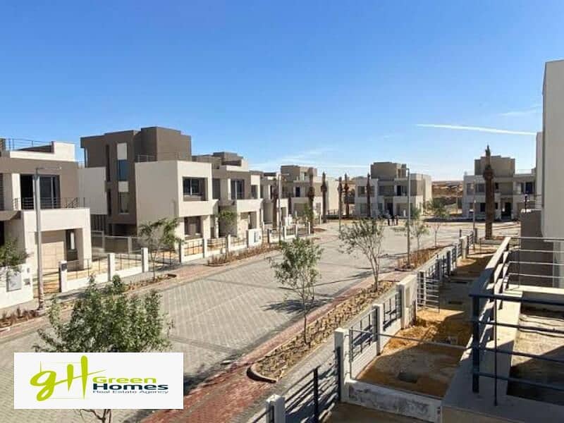 Ready to move Twin House For Sale with very prime location at Palm Hills New Cairo 1