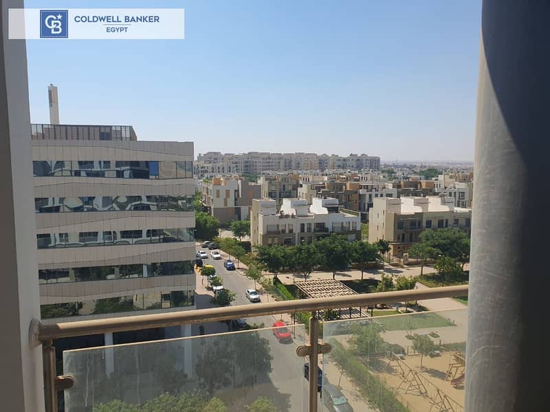 Ready to move Semi Finished Office space with terrace For RENT  in a prime location in El Sheikh Zayed 1