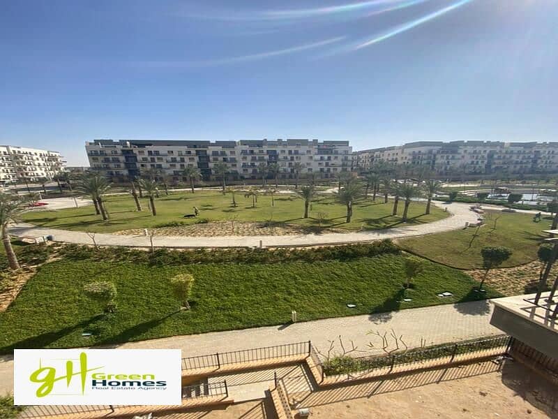 Apartment with garden ⁠Fully finished with Kitchen and ac’s for sale at Eastown - Sodic 7