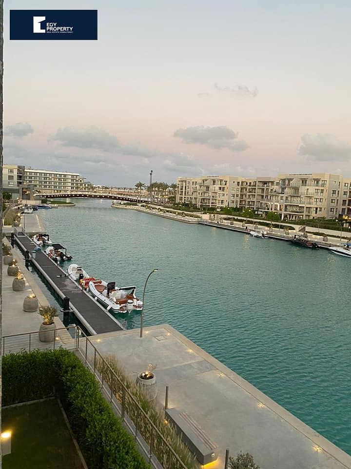 Lowest Price, First Row Sea Service Apartment. Fully Finished and Ready to Move in Vida Marassi!! North Coast Emaar 7