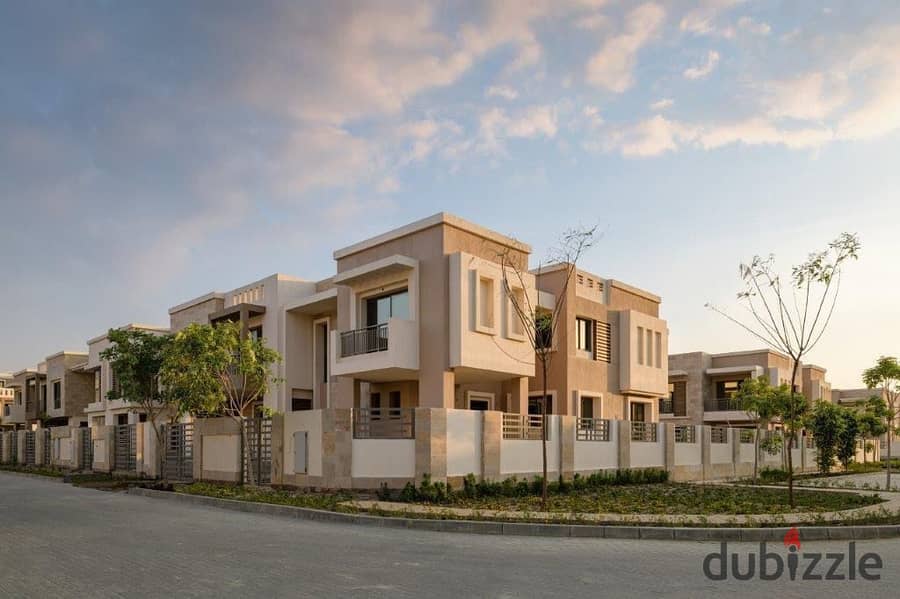 For sale Quattro Villa Direct view On landscape, in the newest phases of Taj City-Origami Golf 6