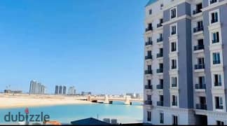 Apartments for immediate delivery in New Alamein  fully finished  in the Latin Quarter  in front of Alamein Towers  directly on the lagoon