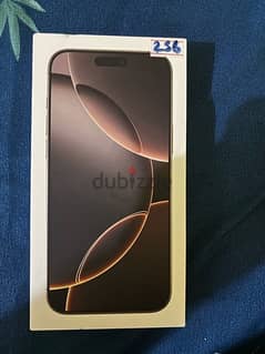 iPhone 16 pro max . 256GB . Desert titanium