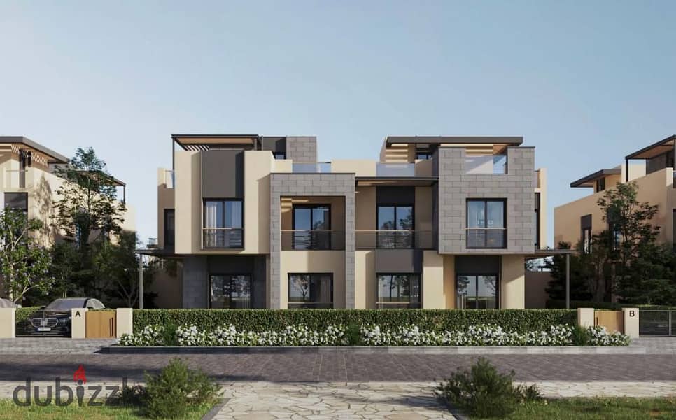 "Quattro Villa near Al Jazeera Club and New Giza a golden opportunity with easy installment plans 1