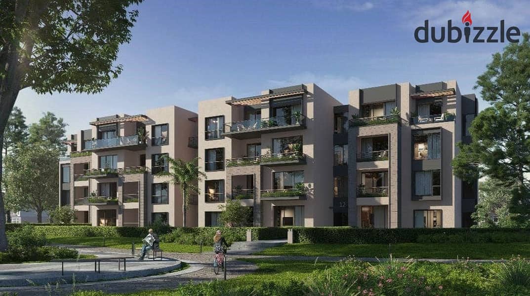 شقة للبيع في هايد بارك اكتوبر بقمدم 10% وتقسيط على 6 سنين - Garden Lakes Hyde Park October 4