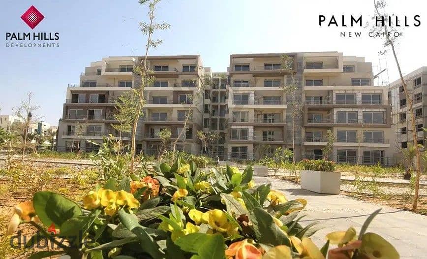 Fully finished apartment For sale with best price and good view in Palm Hills, New Cairo 2