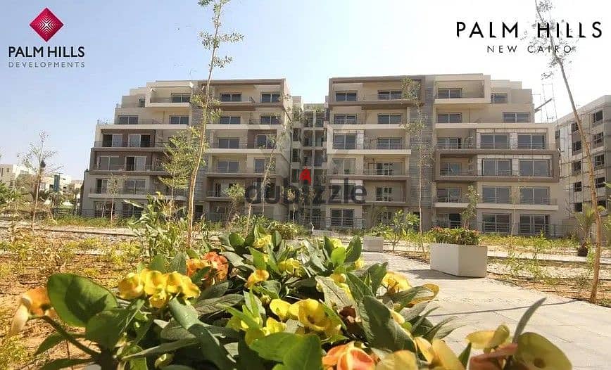 Fully finished apartment For sale with best price and good view in Palm Hills, New Cairo 2