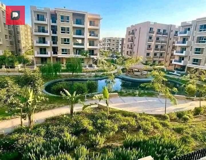 Special apartment with a garden view for sale in Sarai Compound in New Cairo next to Madinaty minutes from airport and Nasr City ,near 5th Settlement 11