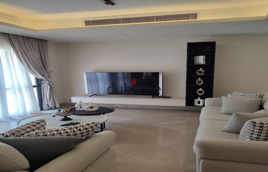 Luxurious fully furnished apartment with garden for rent in Eastown Sodic compound new Cairo fifth settlement 3