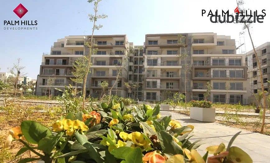 Fully finished apartment For sale with best price and good view in Palm Hills, New Cairo 2