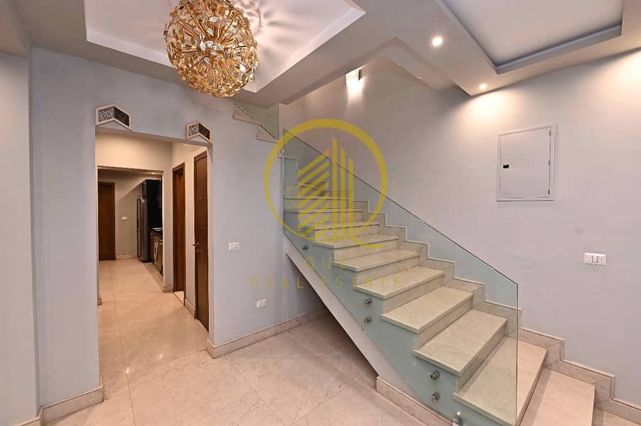 Upper Duplex furnished minimum period for rent is one year in westown beverly hills sodic sheikh zayed 5