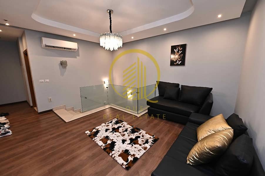 Upper Duplex furnished minimum period for rent is one year in westown beverly hills sodic sheikh zayed 6