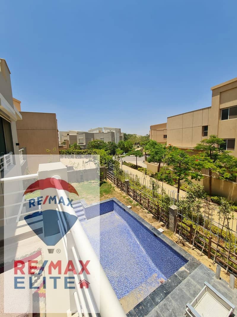 Standalone for sale ready to move ,fully finished and furnished, with kitchen and air conditioners, in Aswar Residence  533 M 7