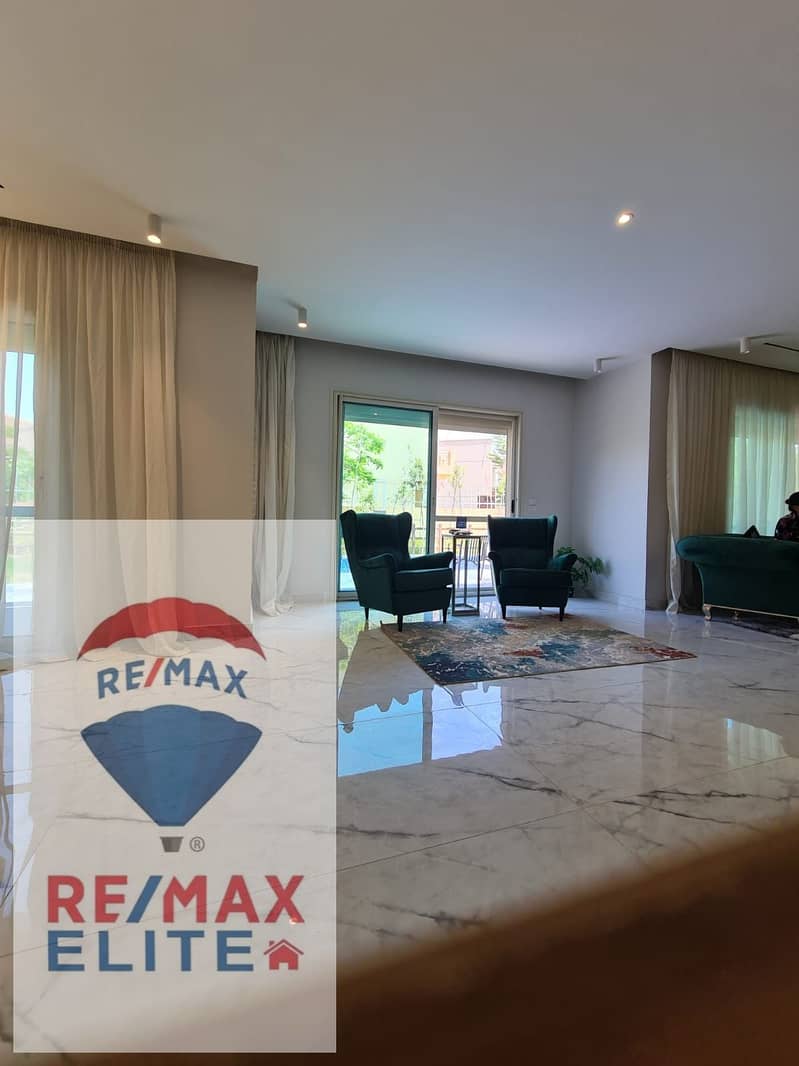 Standalone for sale ready to move ,fully finished and furnished, with kitchen and air conditioners, in Aswar Residence  533 M 18