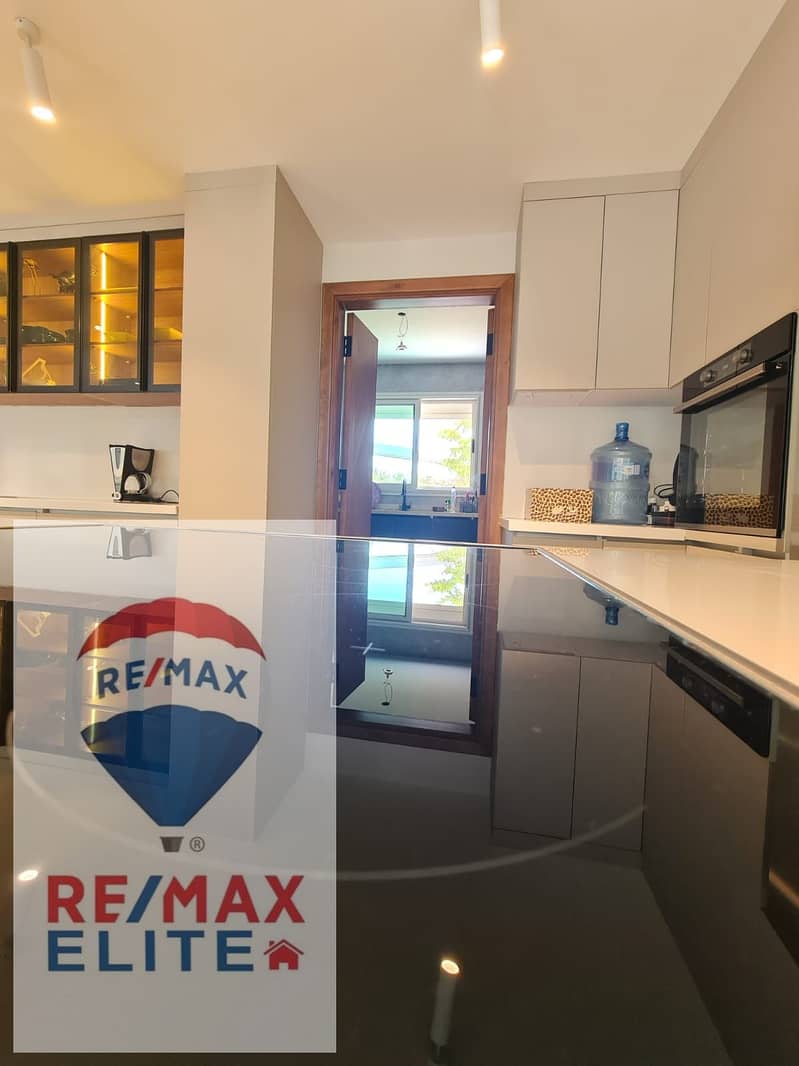 Standalone for sale ready to move ,fully finished and furnished, with kitchen and air conditioners, in Aswar Residence  533 M 22