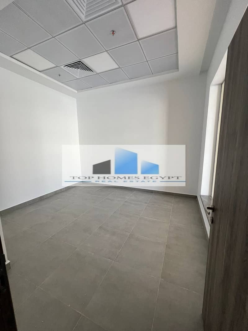 Clinic for rent 83 sqm plaza view in a prime location at Eterna - Mivida 3