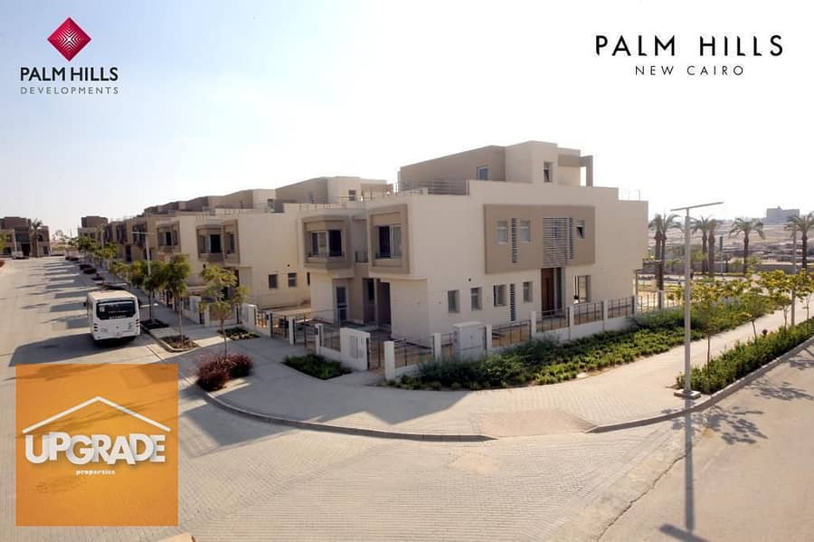 Townhouse villa, 243 sqm, distinctive view, corner, in Palm Hills, Fifth Settlement, Palm Hills, 10% down payment and installments over 8 years 4