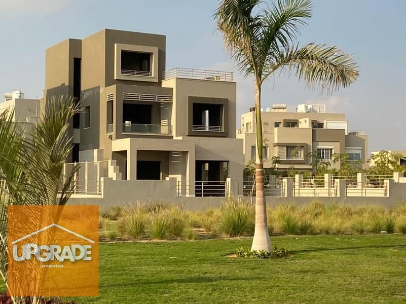 Townhouse villa, 243 sqm, distinctive view, corner, in Palm Hills, Fifth Settlement, Palm Hills, 10% down payment and installments over 8 years 14