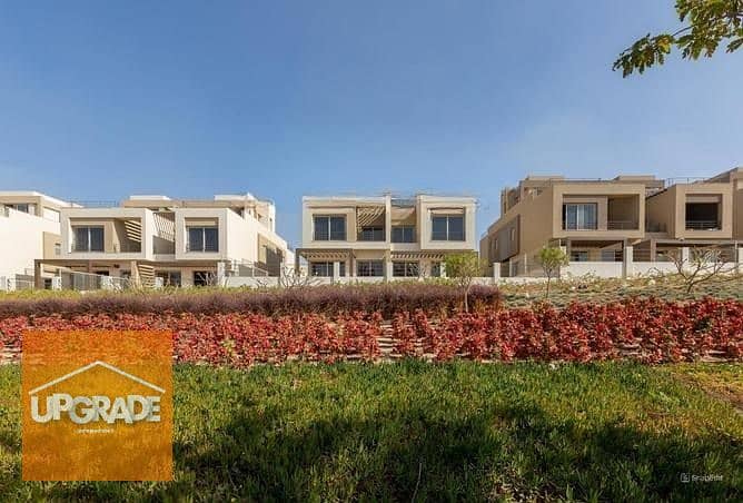 Townhouse villa, 243 sqm, distinctive view, corner, in Palm Hills, Fifth Settlement, Palm Hills, 10% down payment and installments over 8 years 15