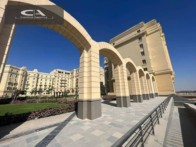 With only 5% down payment, own your Ready , fully finished apartment in Garden City in the capital Built in French style 8