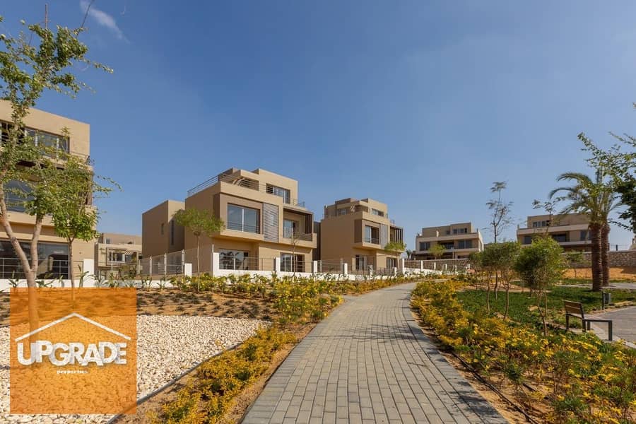 Townhouse 200 m in the best compound in New Cairo, Fifth Settlement, Palm Hills, with a 5% down payment for up to 8 years, next to Mountain View, next 3