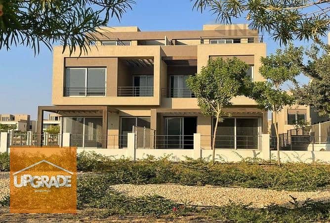 Townhouse 200 m in the best compound in New Cairo, Fifth Settlement, Palm Hills, with a 5% down payment for up to 8 years, next to Mountain View, next 4