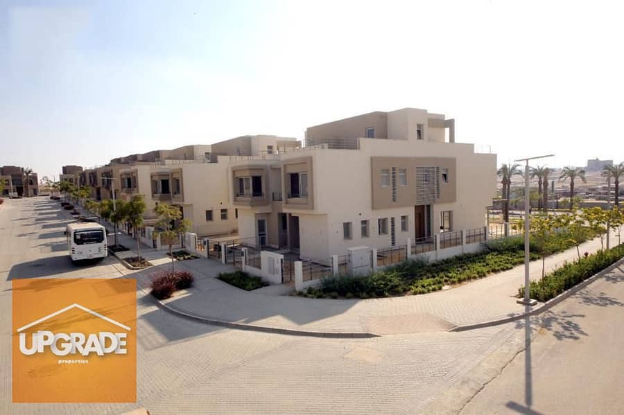 190 sqm townhouse with distinctive view in PALM HILLS NEW CAIRO Compound in the Fifth Settlement on the middle ring road and near to SUEZ road 1