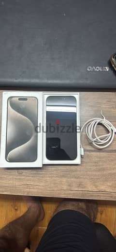 iPhone 15 pro 128 titanium