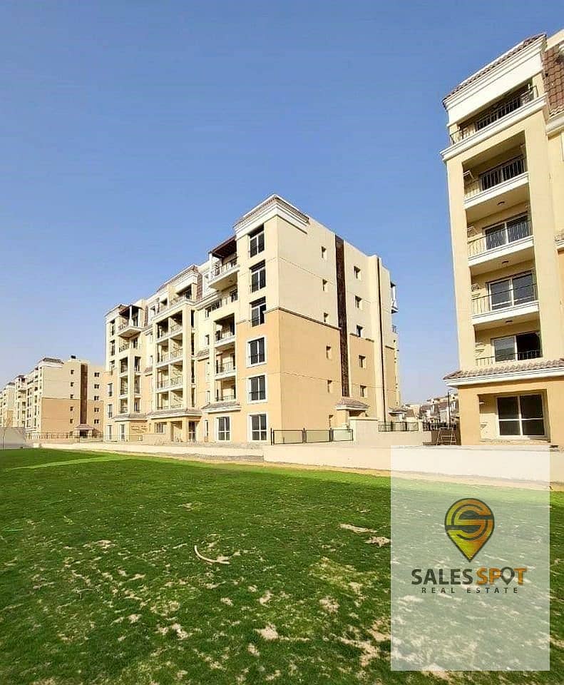 Duplex apartment with garden for sale in Sarai - at a discount %  Wall in Wall with Madinaty, in front of Shorouk City  9