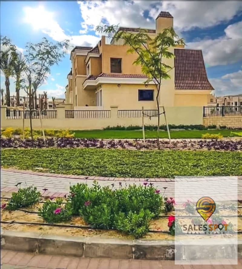 Villa for sale in Mostaqbal City in The Butterfly Compound - in an exclusive location inside the compound - at a %  discount for a limited time 7