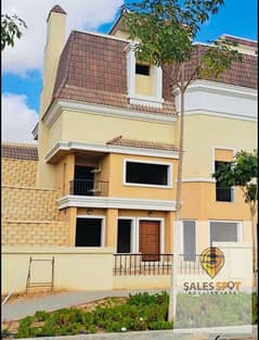 Prime location villa for sale with 5% down payment in Sarai Compound, directly in front of Madinaty