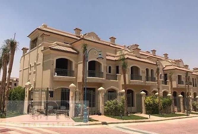 Classic town villa 275m ready to move with installments in La Vista Sherouk 2