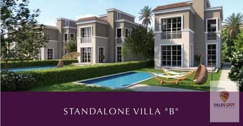 Standalone villa for sale in landscape  view by Misr City for Housing and Development in The Butterfly Tea Buterfly Mostakbal City