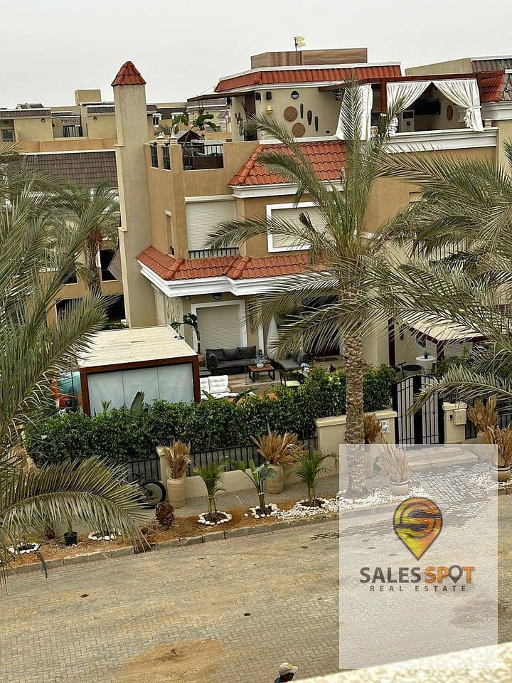 Standalone villa for sale in landscape  view by Misr City for Housing and Development in The Butterfly Tea Buterfly Mostakbal City 5