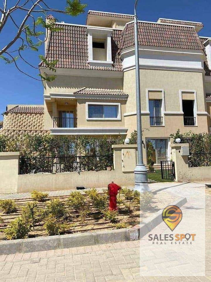 Standalone villa for sale in landscape  view by Misr City for Housing and Development in The Butterfly Tea Buterfly Mostakbal City 8