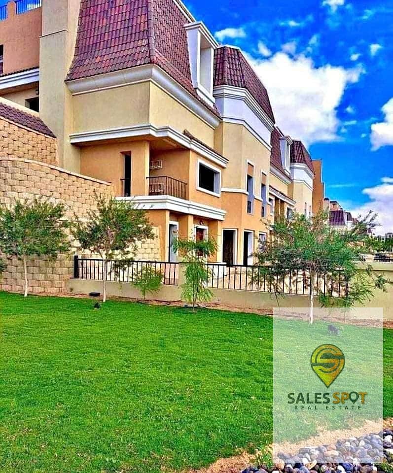 Villa in the heart of Mostakbal City 212 meters (4 rooms) for sale in a private garden in The Butterfly Compound The Buyyerfly  next to Madinaty 2