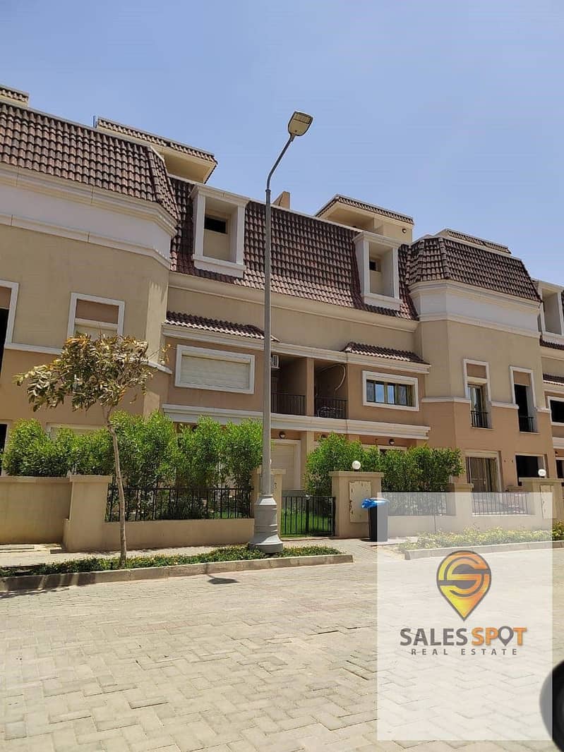 Villa in the heart of Mostakbal City 212 meters (4 rooms) for sale in a private garden in The Butterfly Compound The Buyyerfly  next to Madinaty 6