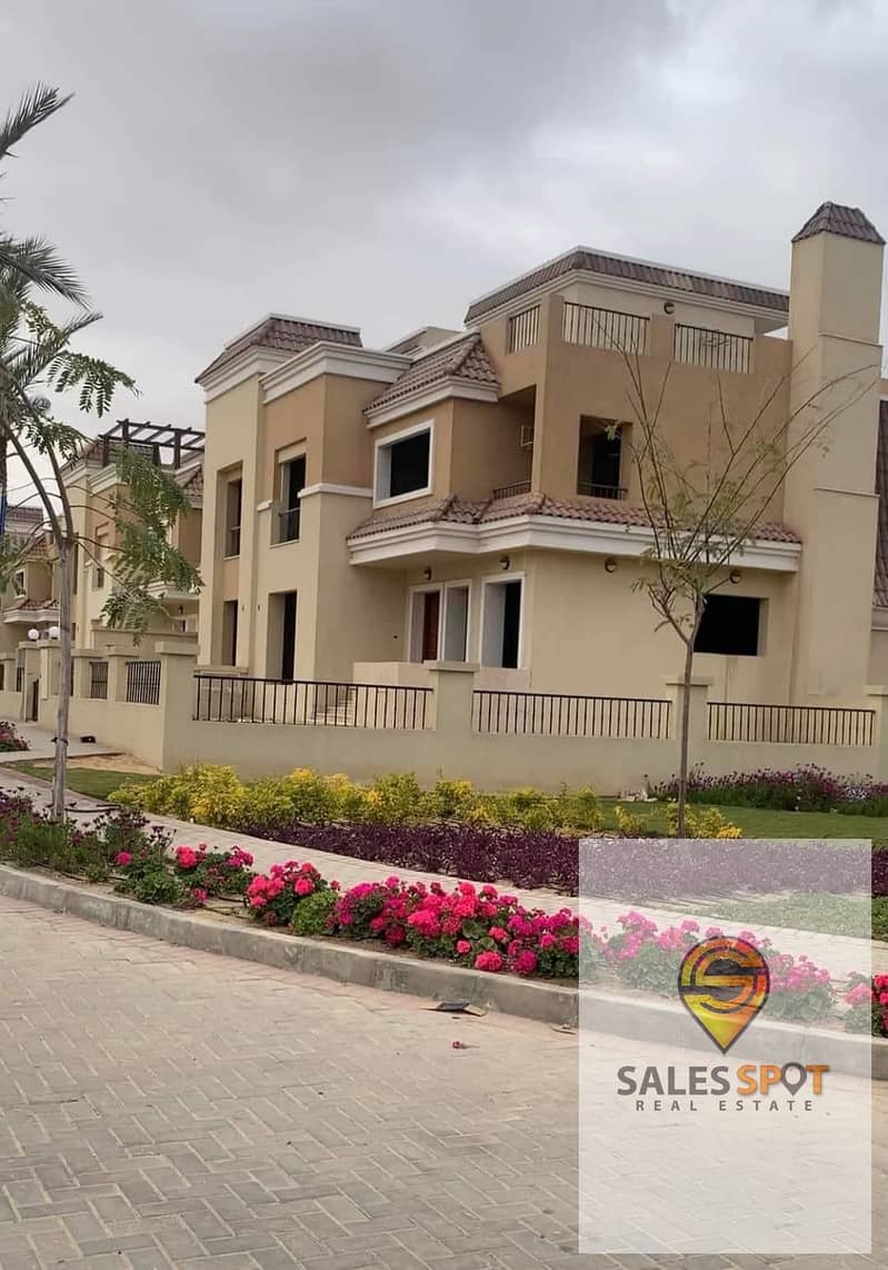 تاون هاوس فيلا Town house برايم لوكيشن للبيع 248 مـتـر في كمبوند ذا بترفلاي The Butterfly المستقبل سيتي علي طريق السويس 9