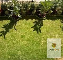 Apartment 136 m + 128 m private garden for sale in Taj City Compound, First Settlement, in front of the airport, Taj City 0