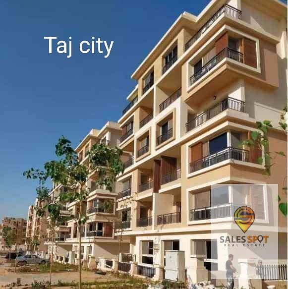 Studio Prime Location in Garden, especially in Taj City Taj City Compound, for sale in front of Cairo Airport and near the Police Academy 1