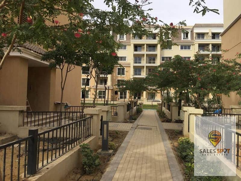 With Down Payment 500K In Sarai Compound, Apartment 155 Meters 3 Bedrooms With Garden View For Sale Near Fifth Settlement / On Suez Road 11