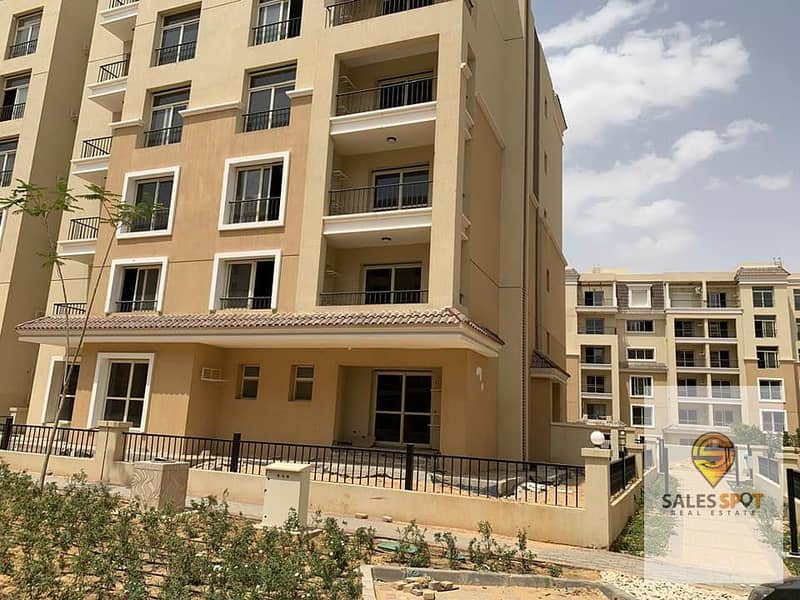 5% down payment Studio 79 meters (room) for sale in Sarai Sarai Compound in front of El Shorouk City and next to Madinaty 2