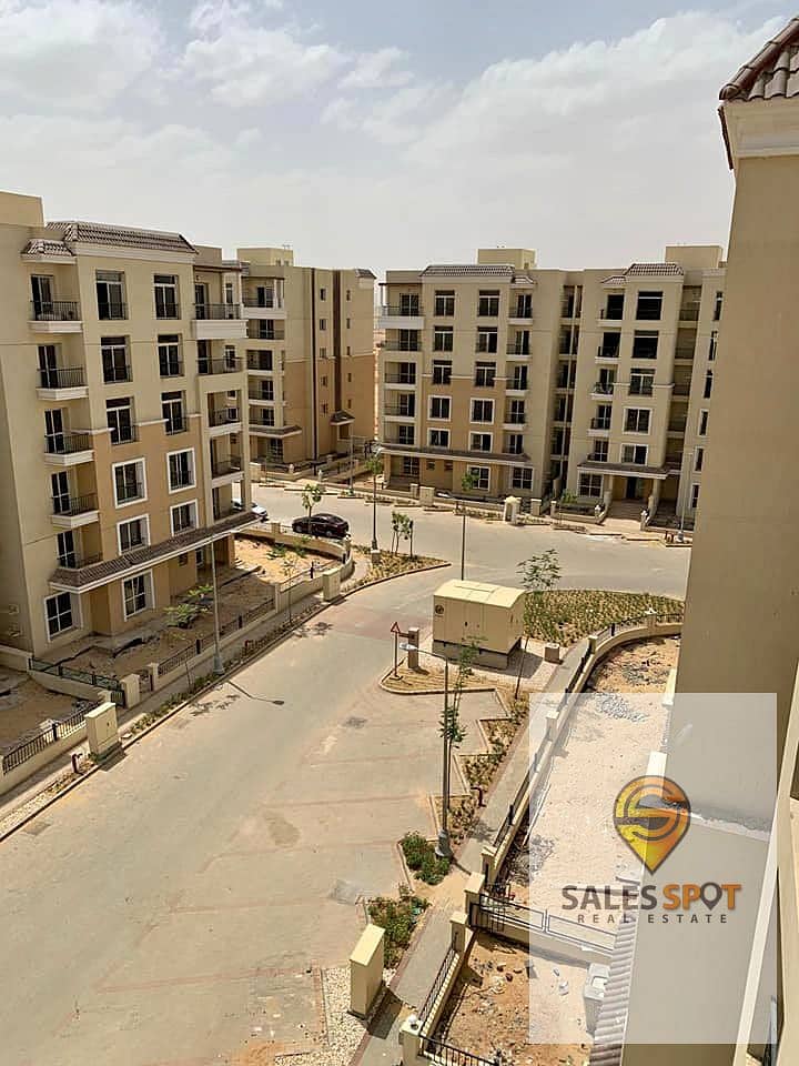 5% down payment Studio 79 meters (room) for sale in Sarai Sarai Compound in front of El Shorouk City and next to Madinaty 3