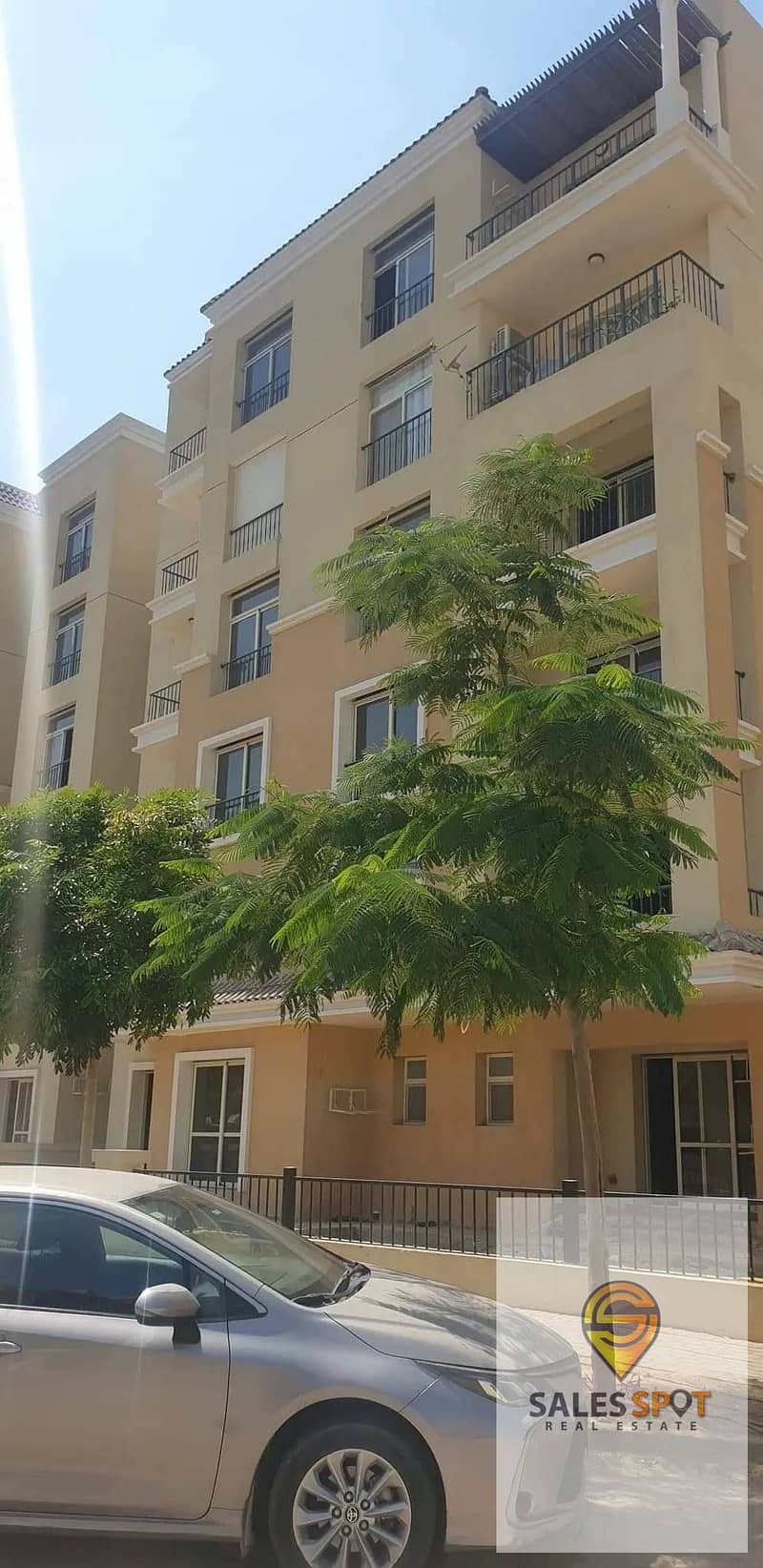 Apartment 110m 2 rooms open view for sale in Sarai Sarai Compound by MNHD next to Madinaty and near the Fifth Settlement 4