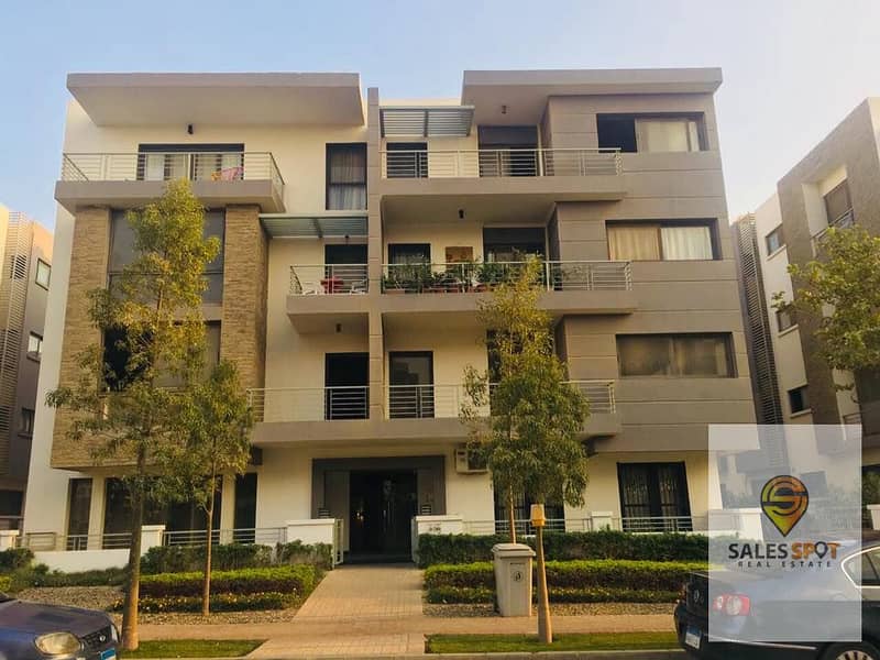 Apartment 136m + 128m with private garden for sale in Taj City Compound, First Settlement -- Taj City in front of the airport and Kempinski Hotel 7