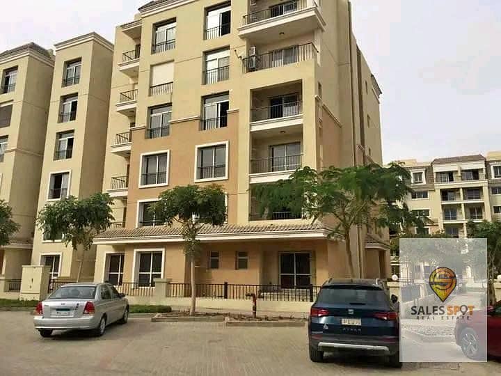 Apartment 121m with landscape view for sale in Sarai Compound next to Madinaty and Mostakbal City on Suez Road 10