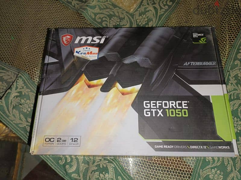 msi gtx 1050 2gb 1 fan oc edition 6