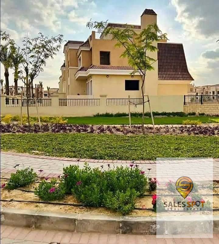 Villa 239 sqm + garden + roof for sale in The Butterfly Compound -- The Butterfly  in Mostakbal City, minutes from Fifth Settlement 7