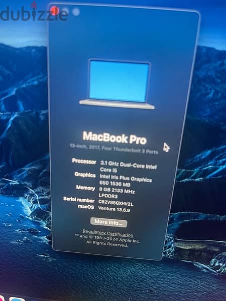 macbook pro 2017 1